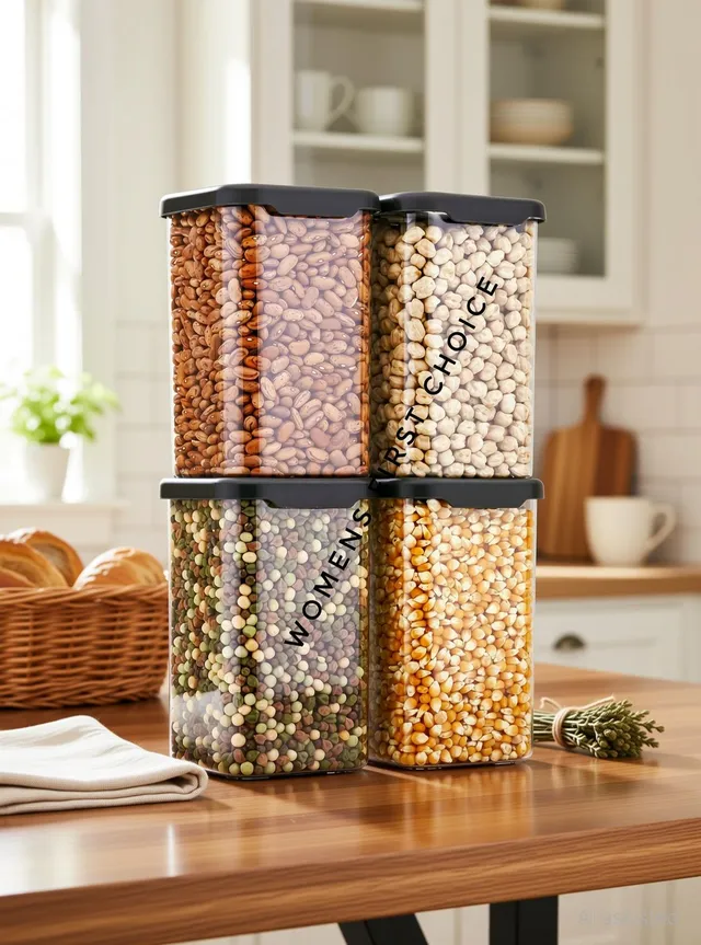 Womens First Choice Plastic Grocery Container  - 1100 ml