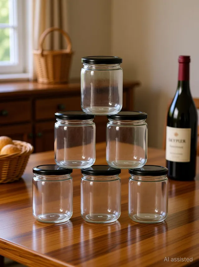 Skyper Glass Grocery Container  - 600 ml