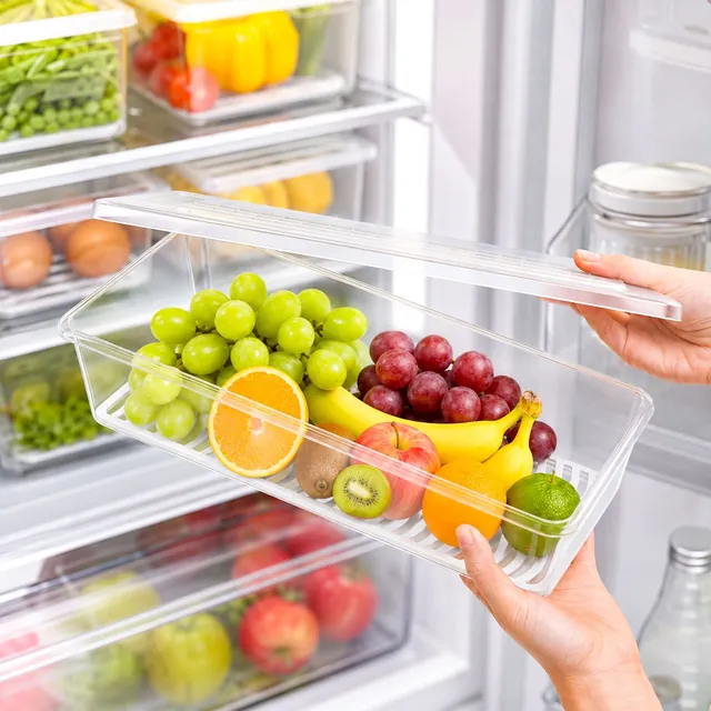 SWAPKART Polypropylene Fridge Container  - 1500 ml