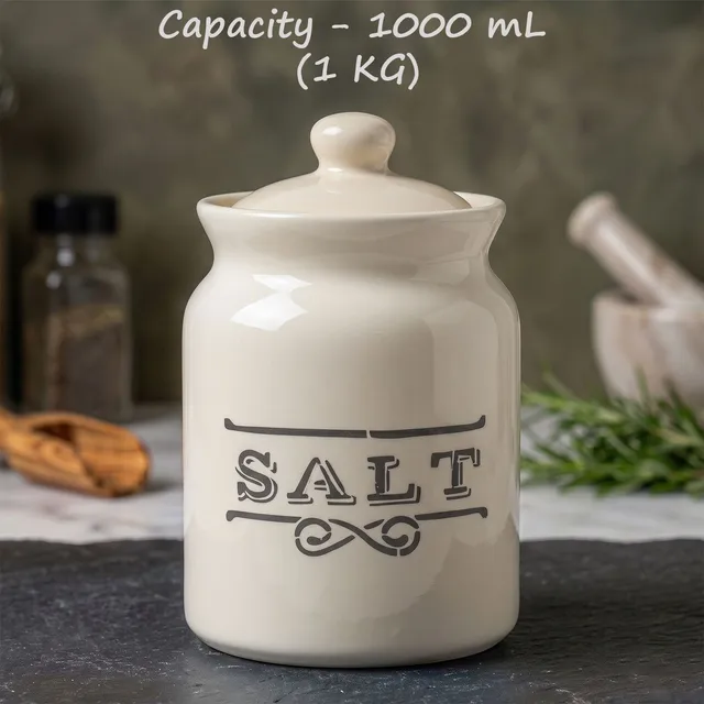 D'Maiolica Ceramic Pickle Jar  - 1000 ml