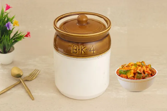 MSFabiha Ceramic Pickle Jar  - 4000