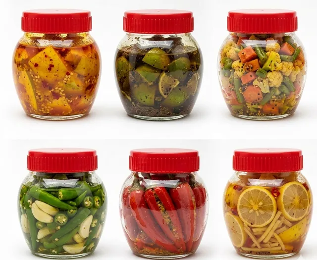 Borzor Glass Pickle Jar  - 350 ml