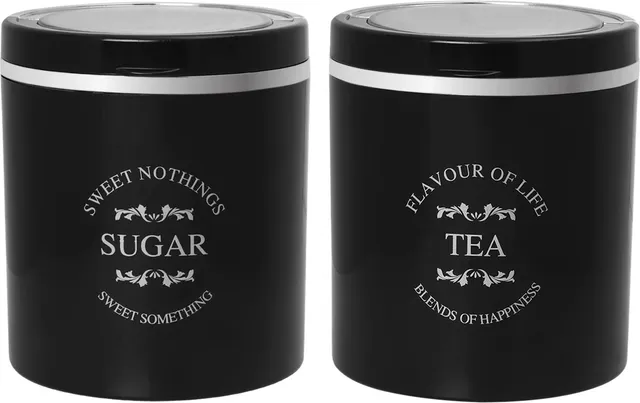 Jaypee Plus Steel Tea Coffee & Sugar Container  - 750 ml, 750 ml