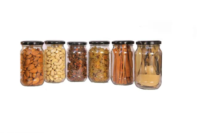 Shreeji krupa Glass Grocery Container  - 400 ml