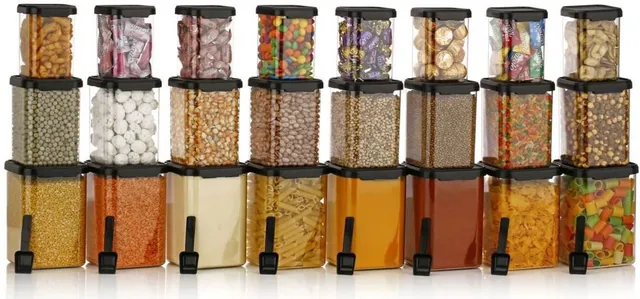 orsale plastic Plastic Grocery Container  - 900 ml, 650 ml, 350 ml