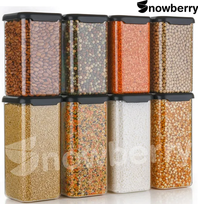 Snowberry Plastic Grocery Container  - 1500 ml, 1100 ml