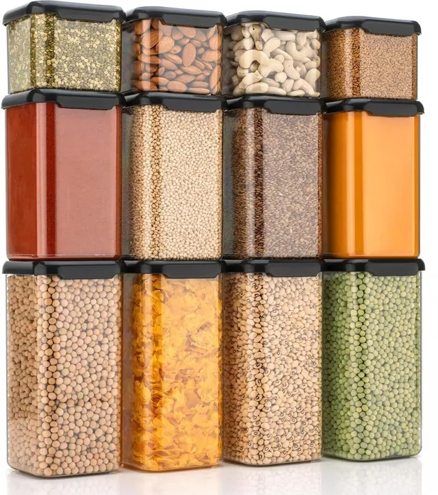 Shopixo Plastic Grocery Container  - 500 ml, 1100 ml, 1500 ml