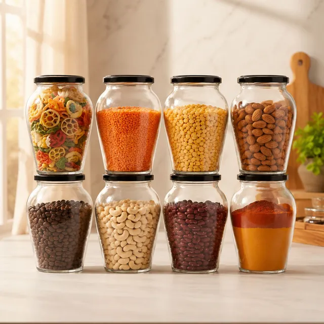 AAnami Glass Grocery Container  - 1 kg