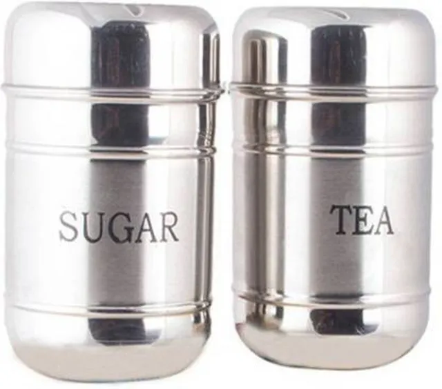 Jeekard Fashion Steel Tea Coffee & Sugar Container  - 500 ml