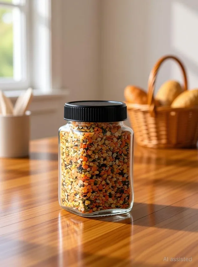 PANEL'S Glass Grocery Container  - 300 ml