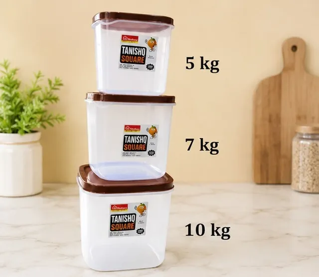Kitchora Plastic Utility Container  - 5 kg, 7 kg, 10 kg