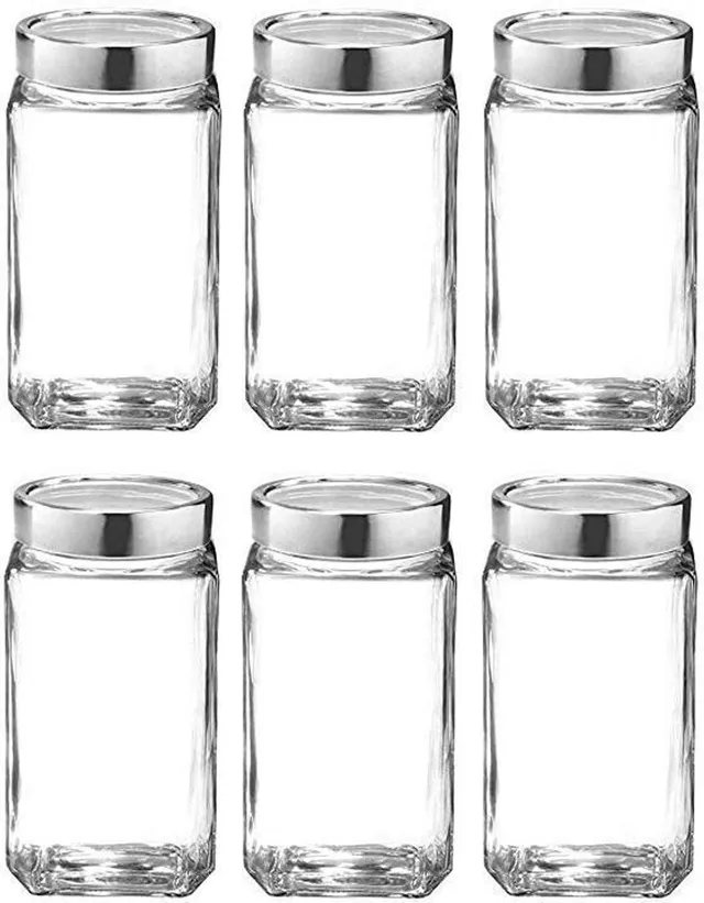 Optiq Glass Grocery Container  - 1000 ml