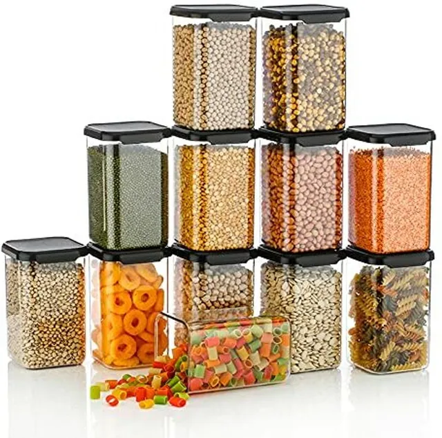 Homemet Plastic Grocery Container  - 1100 ml