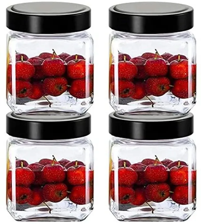 VENCY Glass Cookie Jar  - 500 ml