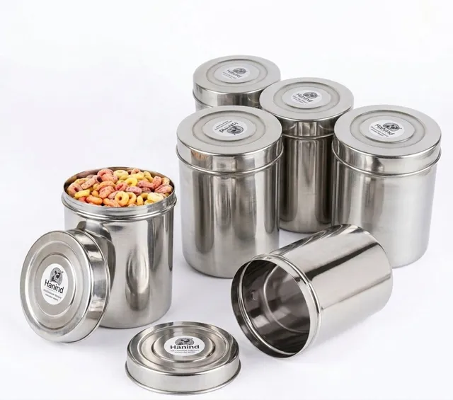 Hanind Stainless Steel, Steel Utility Container  - 1 kg
