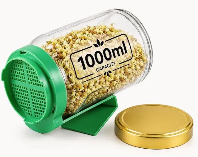 NIRALUX IMPEX Glass Sprout Maker  - 1000 ml