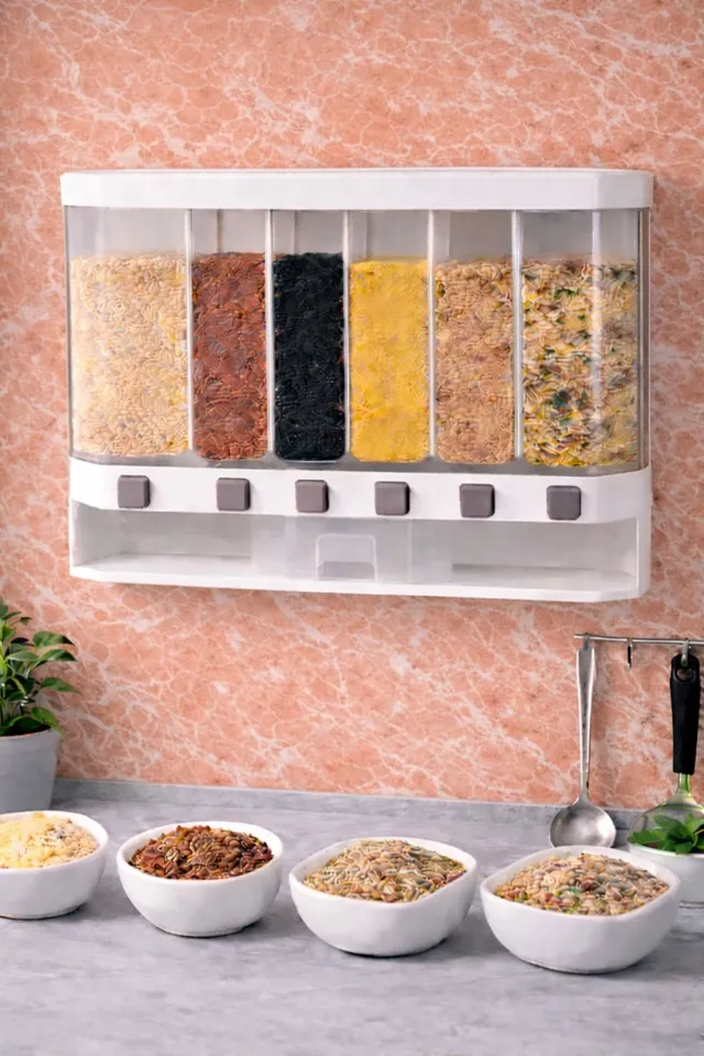 Aakruti fashion Polypropylene Cereal Dispenser  - 10 kg