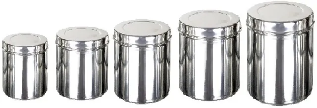 Milimercury Steel Grocery Container  - 800 ml, 1150 ml, 1500 ml, 2150 ml, 2600 ml
