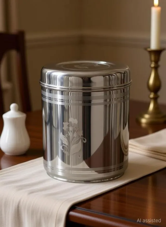 Milimercury Steel Grocery Container  - 1500 ml