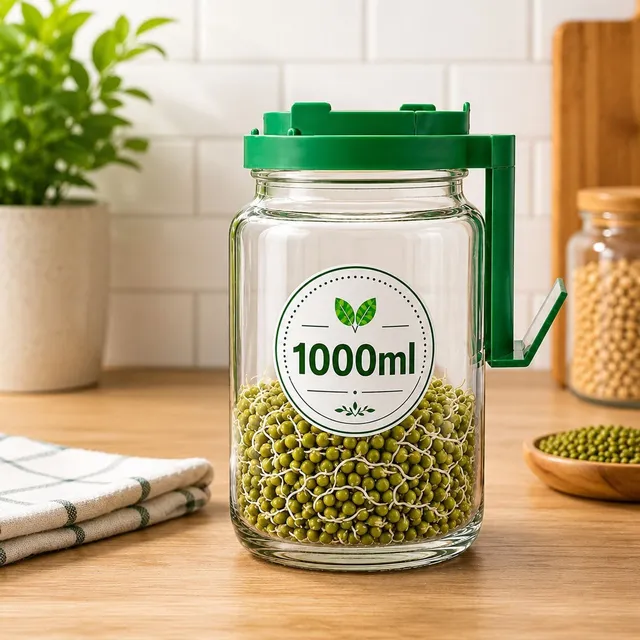 NIRALUX IMPEX Glass Sprout Maker  - 1000 ml