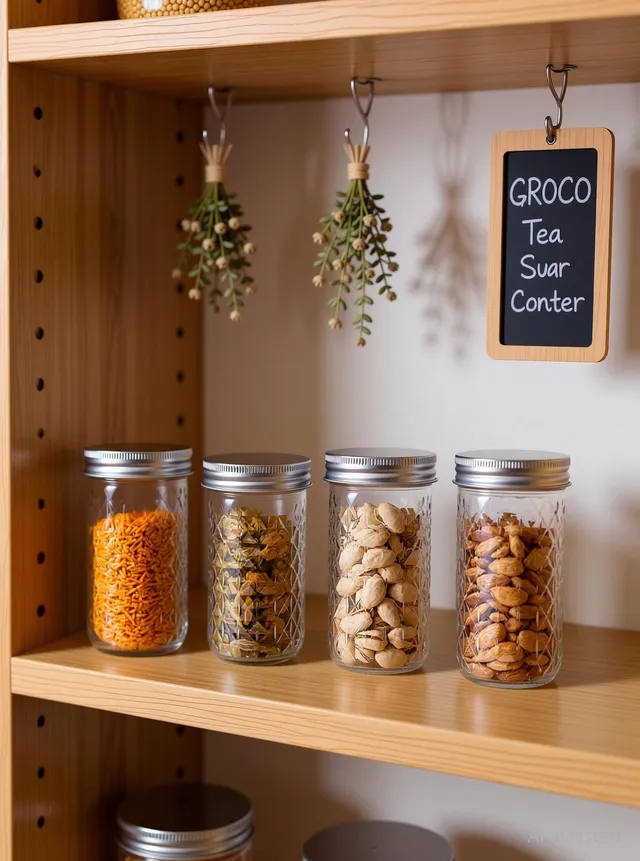 CROCO JAR Glass Tea Coffee & Sugar Container  - 350 ml