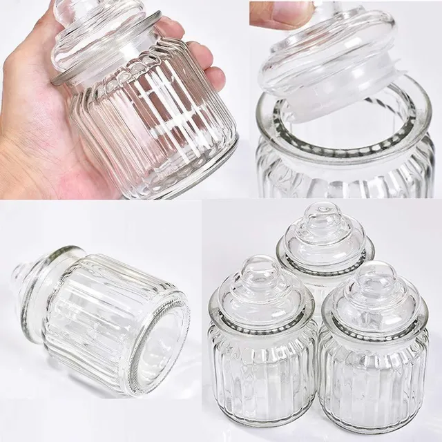 LEBELIEF WORLD Glass Grocery Container  - 350 ml