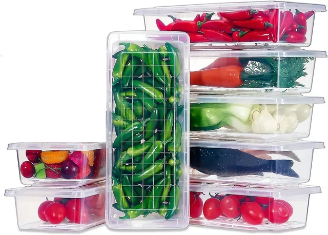 prayati Plastic Fridge Container  - 1500 ml
