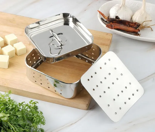 ELVORO Stainless Steel Utility Container  - 500 ml