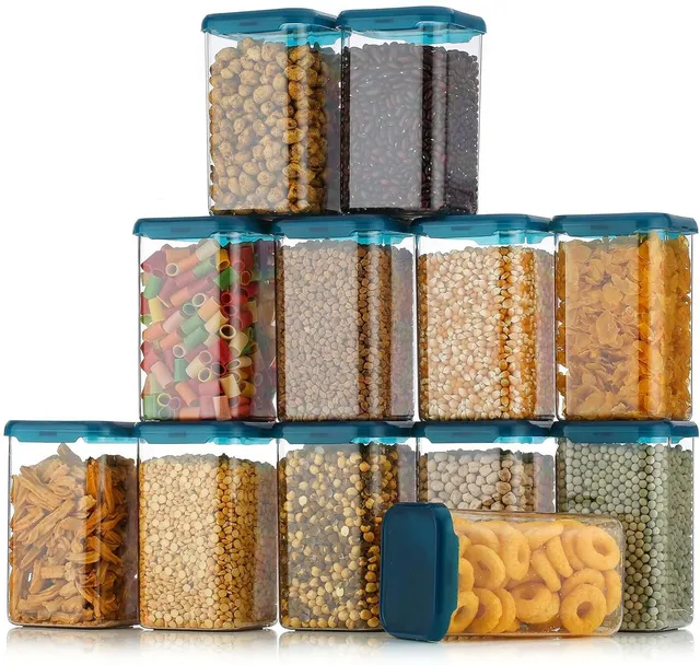 4 SACRED Plastic Grocery Container  - 1200 ml