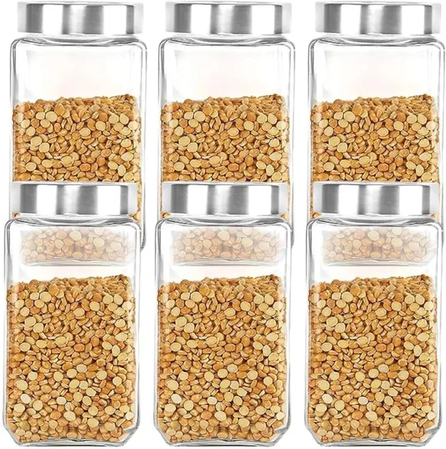 Glassbunny Glass Grocery Container  - 1000 ml