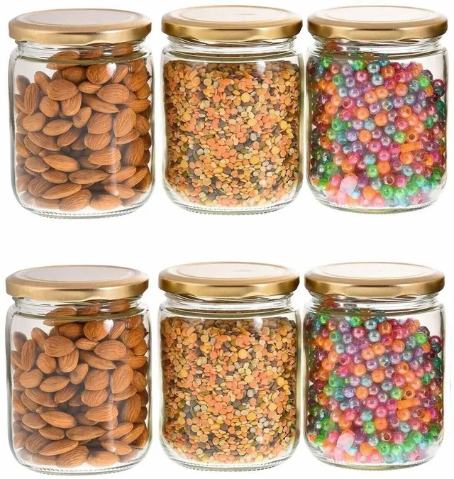 Machak Glass Grocery Container  - 500 ml