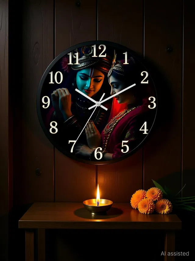 VELLA Analog 25 cm X 25 cm Wall Clock
