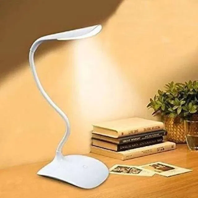 LOPAZ USB LED Desk Lamp Table Light 3 Level of Brightness Flexible Neck Table Lamp Table Lamp
