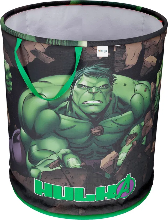 HOMESTIC by Kuber Industries 45 L Green Laundry Basket