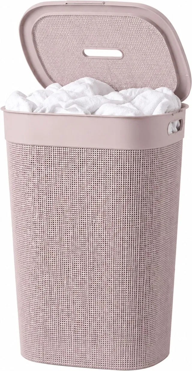 Jefa 55 L Peach Laundry Basket
