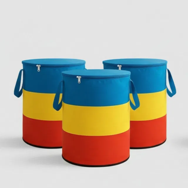 JoyeCrafts 45 L Multicolor Laundry Bag
