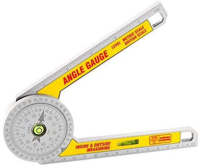 Bright Cove 360 Degree Measure Tool ,Angle Finder Gauge 360 Degree Angle Measuring Gauge Digital Caliper