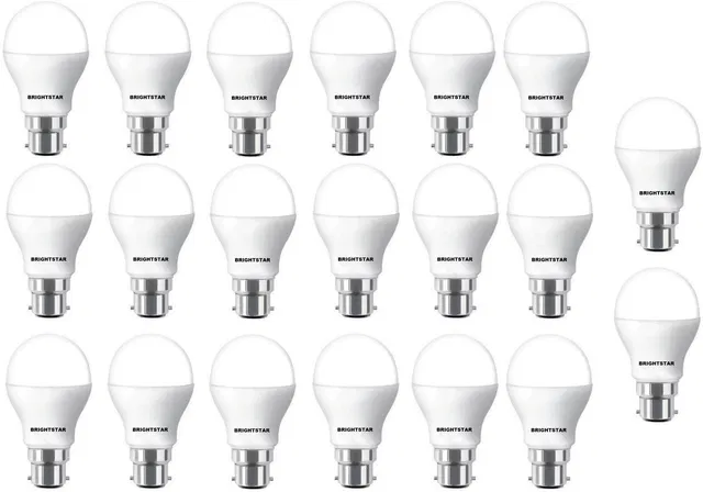 Brightstar 9 W Basic Round B22 LED Bulb
