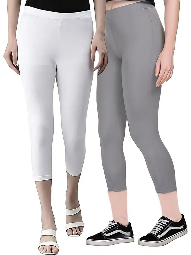 ZAYANQA 3/4th/Calf Length Western Wear Legging