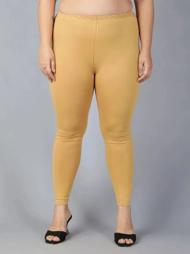 Plus Size Ankle Length Ethnic Wear Legging