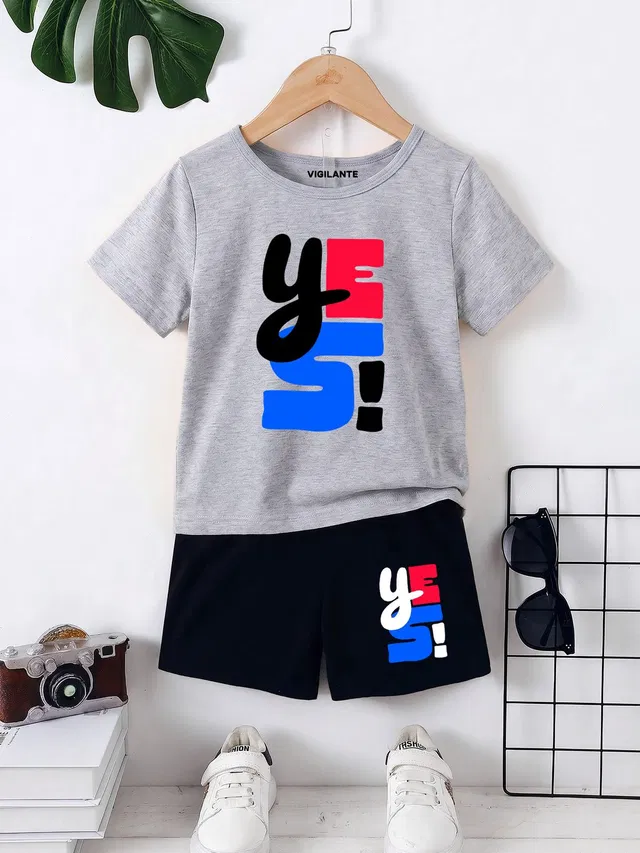 Vigilante Boys Casual T-shirt Shorts