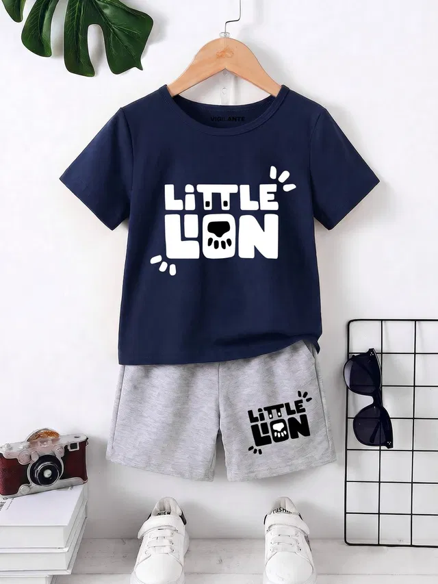 Vigilante Boys Casual T-shirt Shorts