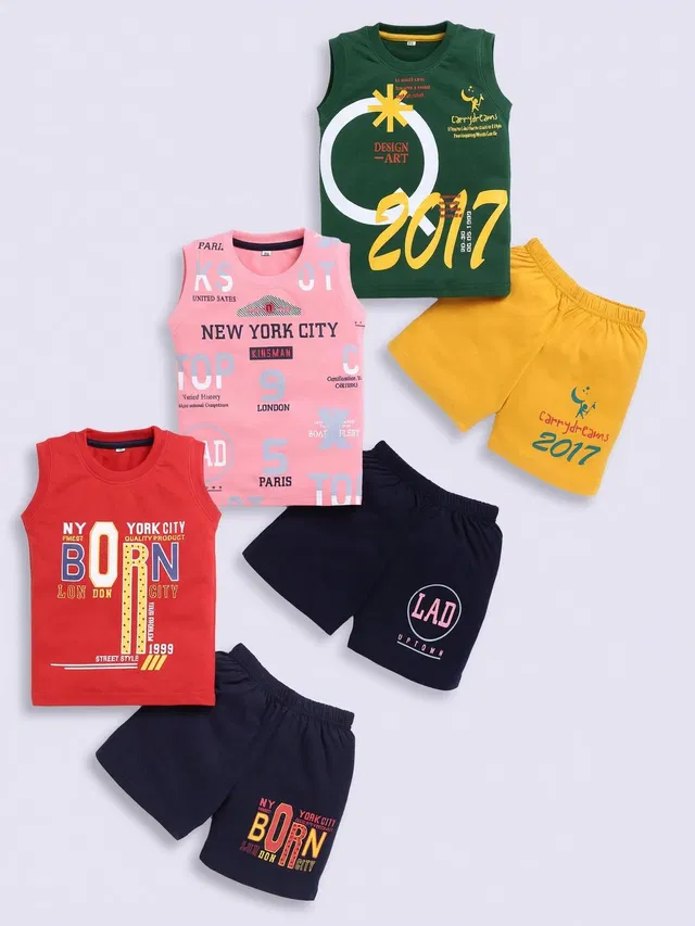 carrydreams Boys Casual T-shirt Shorts