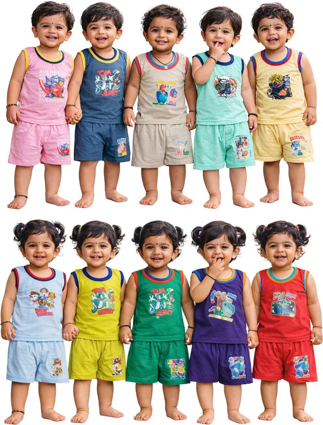 Nanima Boys & Girls Casual T-shirt Shorts