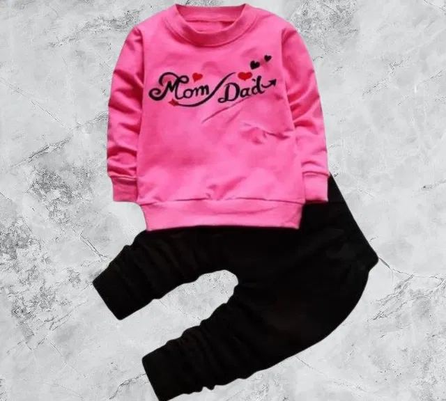 JSGARMENNTS Boys & Girls Party(Festive) T-shirt Pant