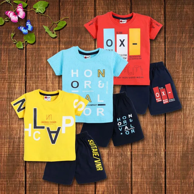 Mars Infiniti Boys Casual T-shirt Shorts