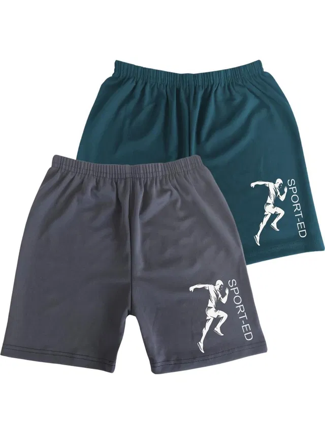 AMAZEE Short For Boys Casual Printed Lycra Blend