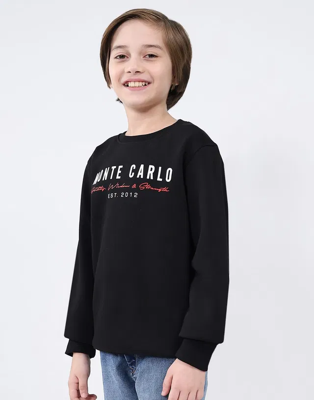MONTE CARLO Full Sleeve Printed Boys Sweatshirt