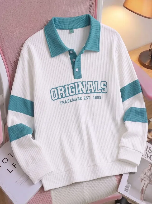 Try This Boys Colorblock Cotton Blend Regular T Shirt