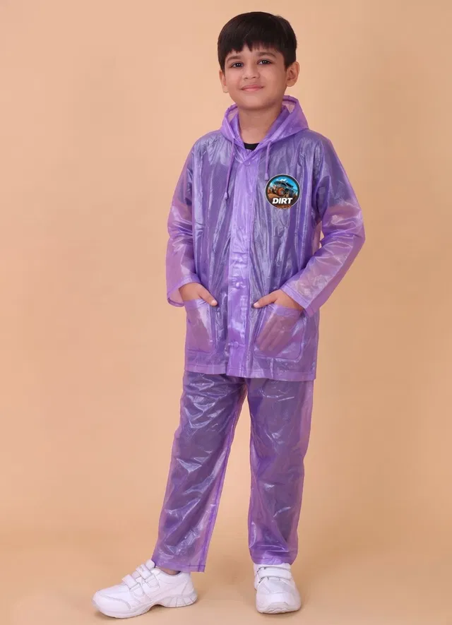 Mars Infiniti Graphic Print Boys Raincoat